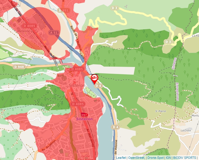 Carte Géoportail pour les drones de loisir