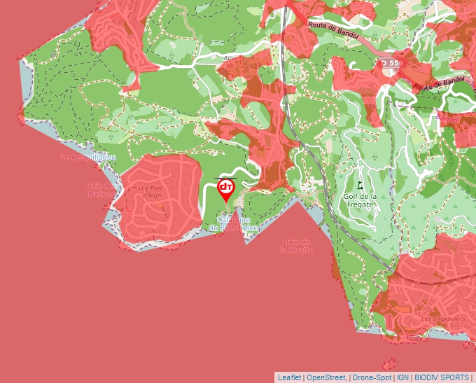 Carte Géoportail pour les drones de loisir