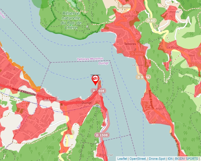 Carte Géoportail pour les drones de loisir