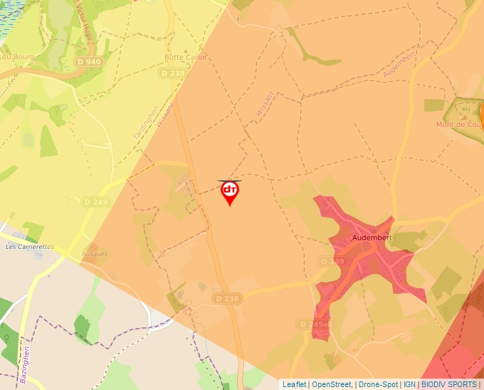 Carte Géoportail pour les drones de loisir