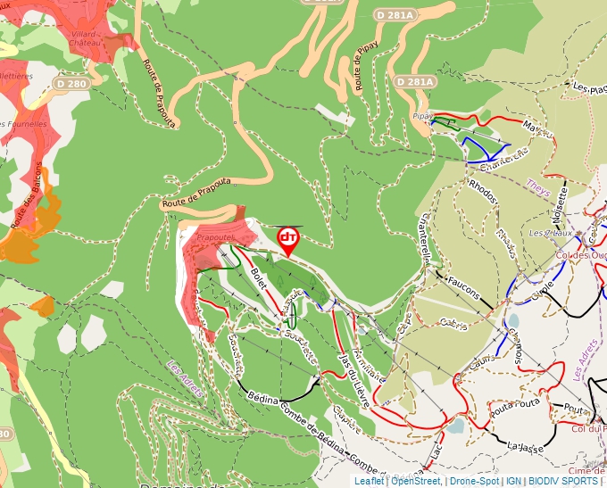 Carte Géoportail pour les drones de loisir
