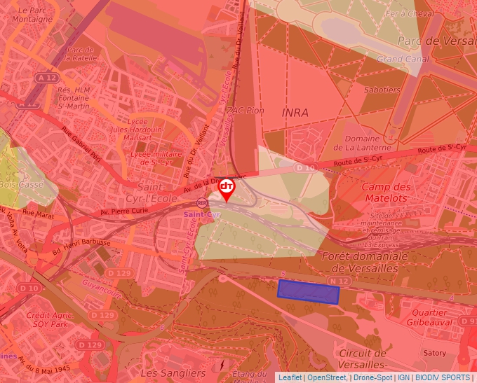 Carte Géoportail pour les drones de loisir