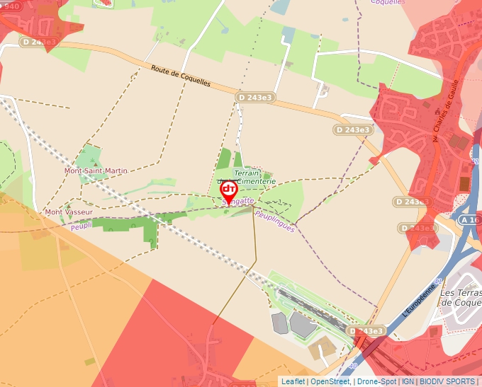 Carte Géoportail pour les drones de loisir