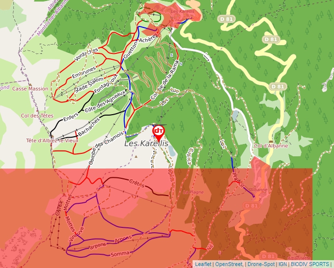 Carte Géoportail pour les drones de loisir