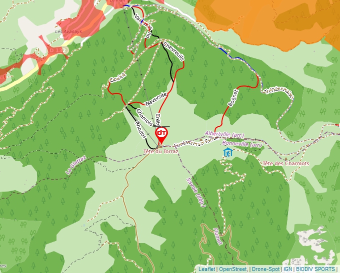 Carte Géoportail pour les drones de loisir