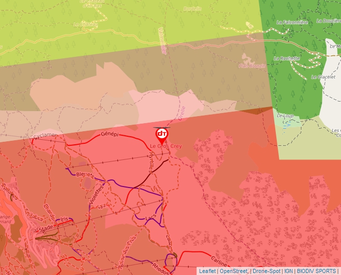 Carte Géoportail pour les drones de loisir