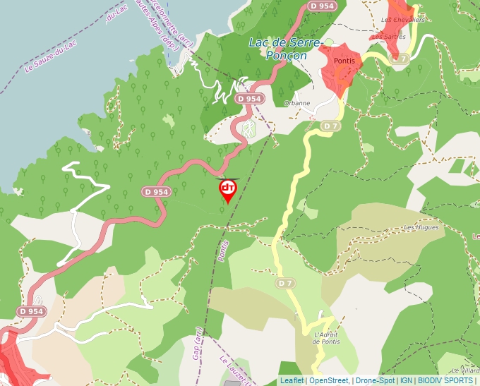 Carte Géoportail pour les drones de loisir