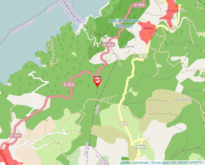 Carte Géoportail pour les drones de loisir