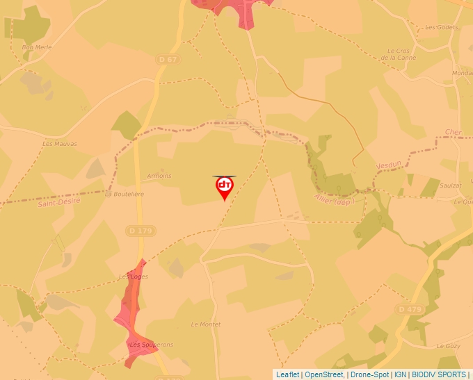 Carte Géoportail pour les drones de loisir