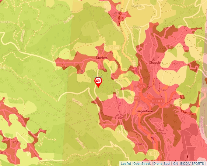 Carte Géoportail pour les drones de loisir