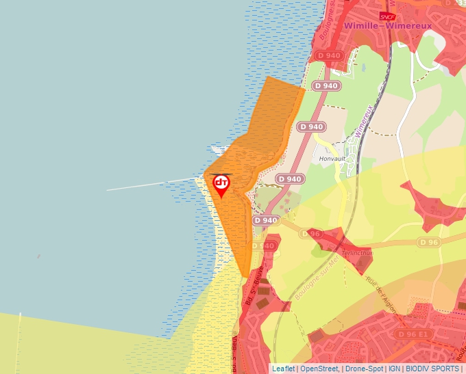 Carte Géoportail pour les drones de loisir