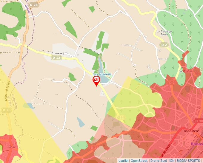 Carte Géoportail pour les drones de loisir