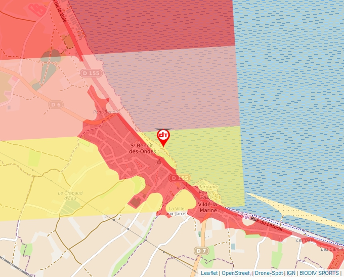 Carte Géoportail pour les drones de loisir