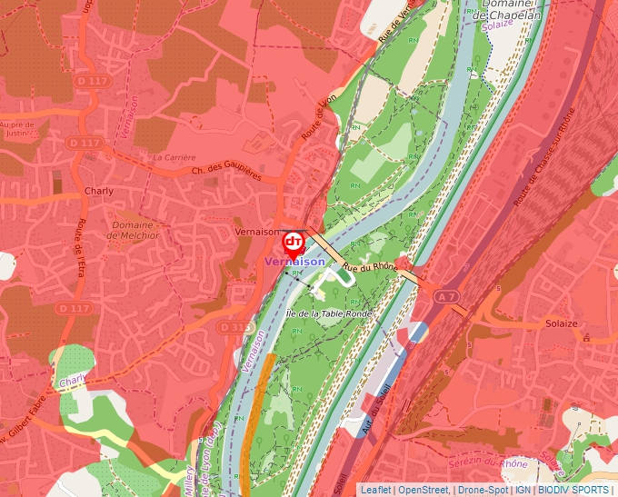 Carte Géoportail pour les drones de loisir