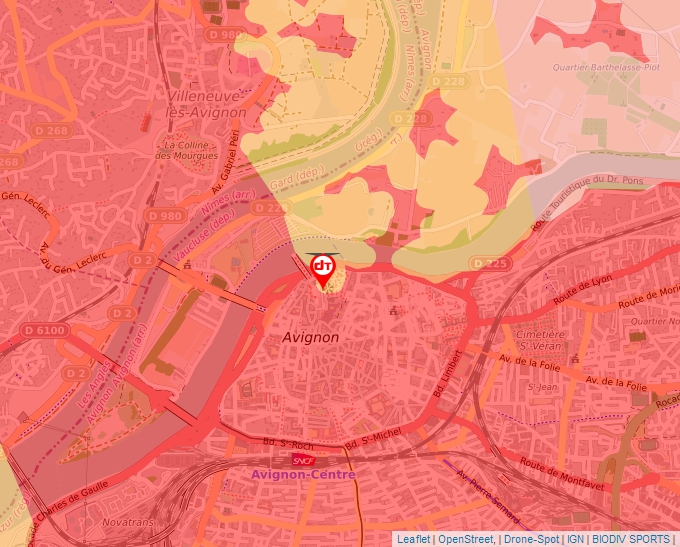 Carte Géoportail pour les drones de loisir
